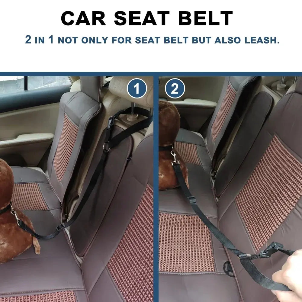 Adjustable Car Dog Leash PawsMagics