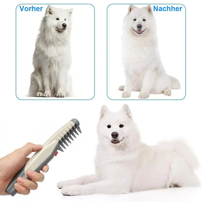 ELECTRIC DOG CAT COMB HAIR TRIMMING GROOMING PawsMagics
