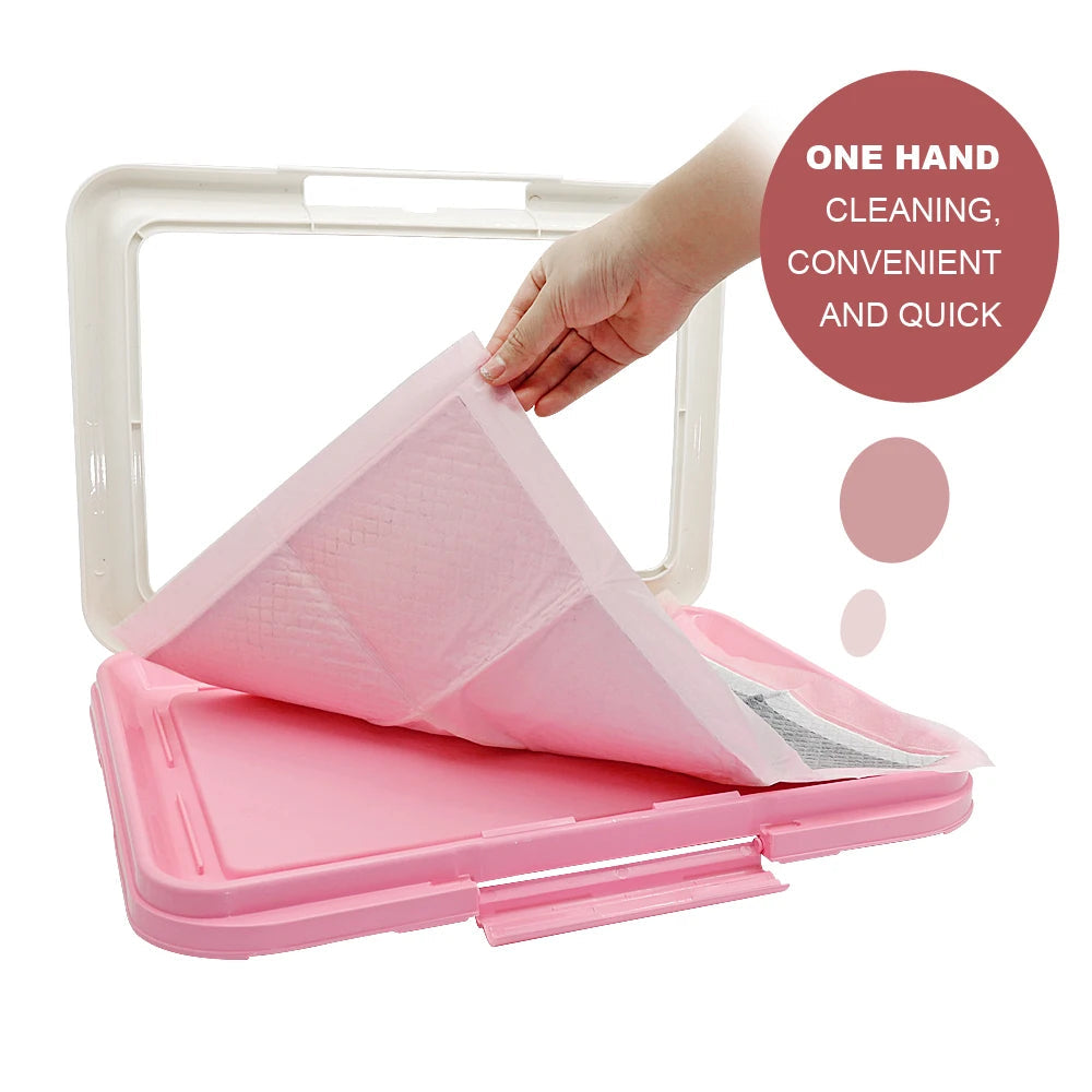 Portable Dog Training Toilet Indoor Dogs Potty Pet Toilet for Small Dogs Cats Cat Litter Box Puppy Pad Holder Tray Pet Supplies Pawsn