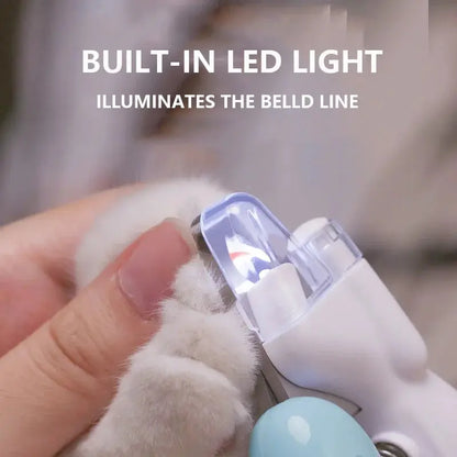 LED Pet Nail Clippers Professional Grooming Scissors for Pets PawsMagics