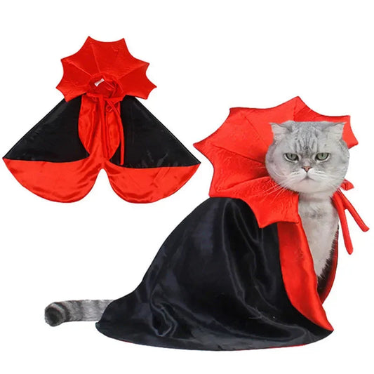 New Funny Pet Dog Halloween Costume Dog Cat Costumes for Small Dogs Cosplay Vampire Cloak  Dog Cat Clothes Cloak Pet Supplies PawsnHeart