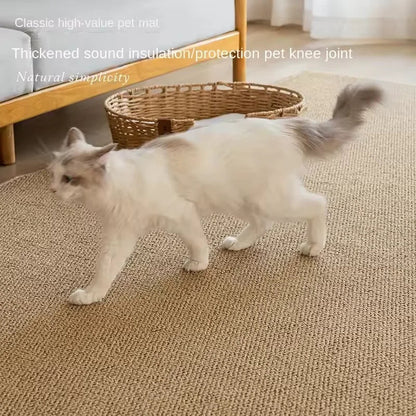 Imitation sisal cat scratching mat can be cut to size, non-slip, pineapple pattern, wear-resistant and scratching mat for cats PawsnHeart
