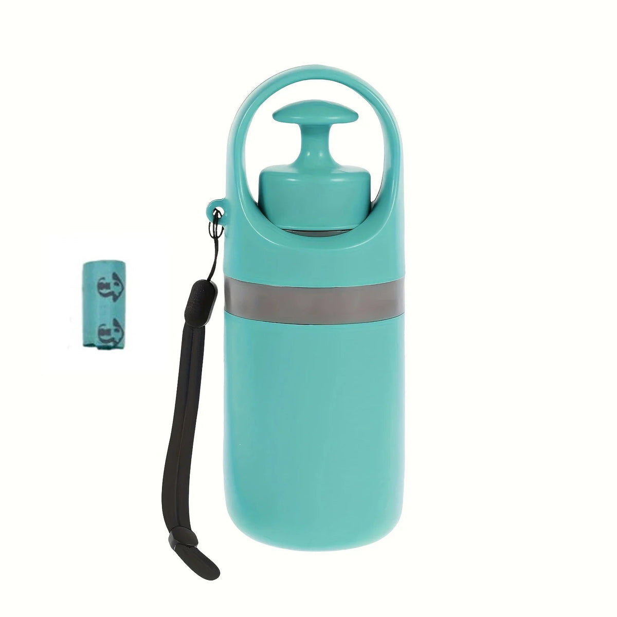 1pc Portable Poop Scoop with Bagged Disperser, Blue Color, Claw Design, for Efficient Waste Collection, Including Leak-Proof Bag PawsnHeart