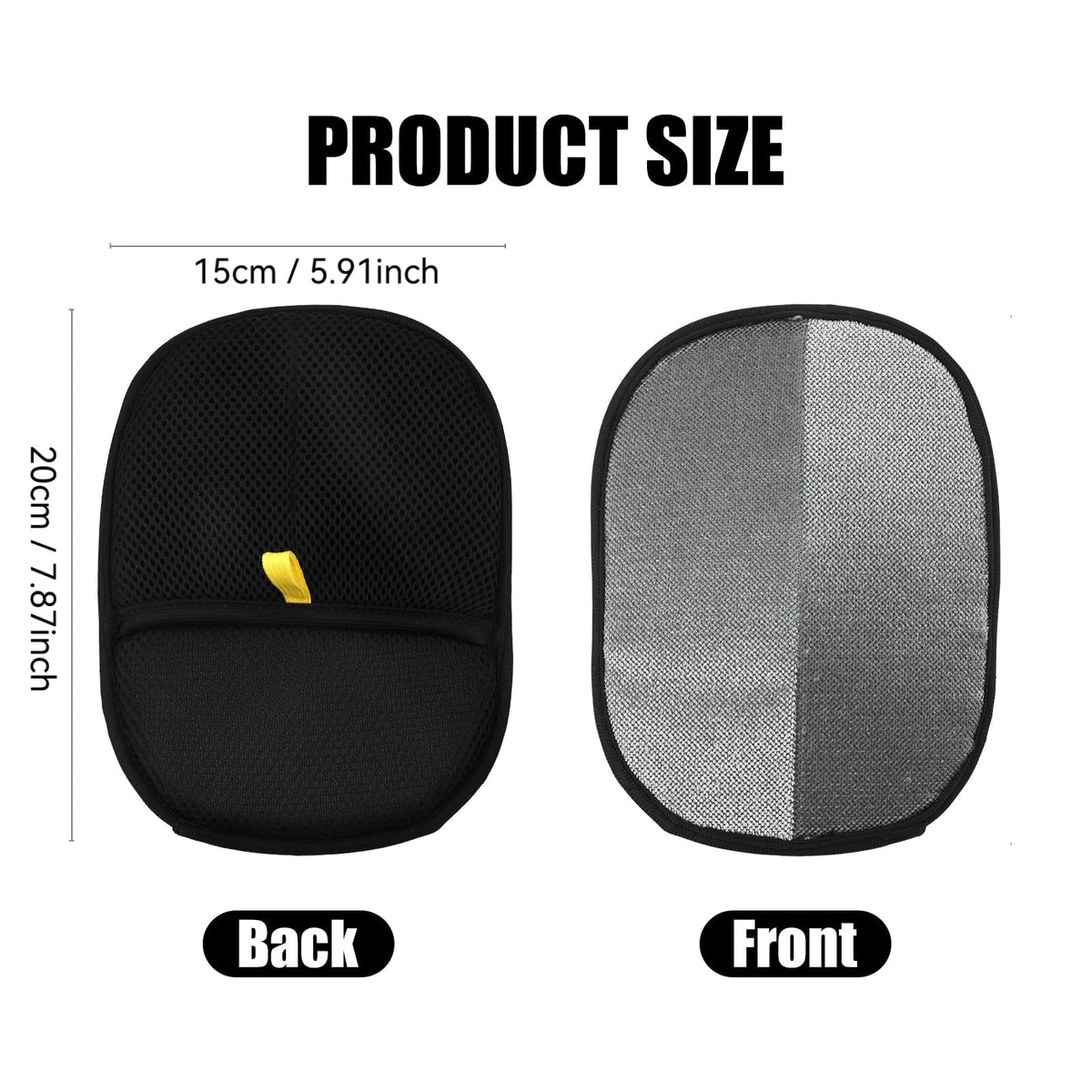 Pet Hair Removal Tool Reusable Static Removal Gloves, Double-Sided Grooming Gloves for Pets, Removes Pet Fur Hair for Carpets WagsPaws