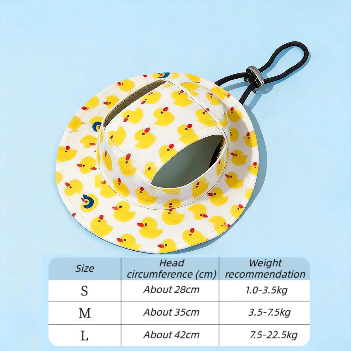Adjustable Dog Hat Cute Print Cap for Puppies and Small Breeds, Pet Sun Protection Hat for Walking Outdoor Activities PawsnHeart