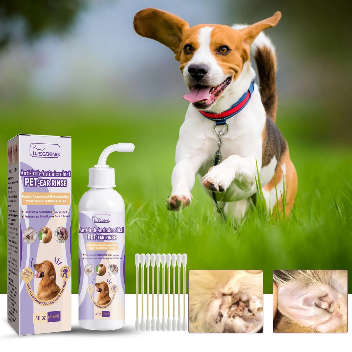 ClearEar Remedy Infection Treatment for Dogs & Cats
