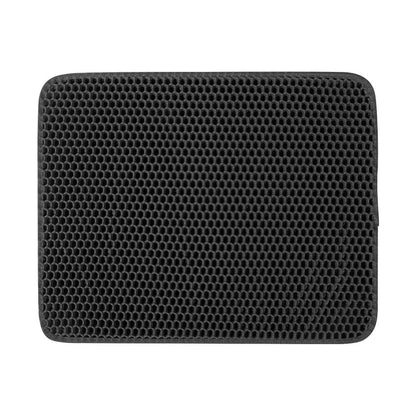 1Pc Large Size Cat Litter Mat-Advanced Honeycomb Double Layer Design,Urine Waterproof,Easy Cleaning,Scatter Control,Stay Clean PawsnHeart