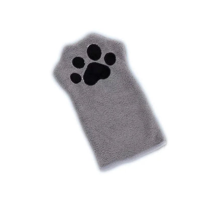 Pet Grooming Glove Quick Drying Dogs Paw Towel Microfiber Double Sided Dogs Grooming Mitt for Medium Small Dogs PawsnHeart