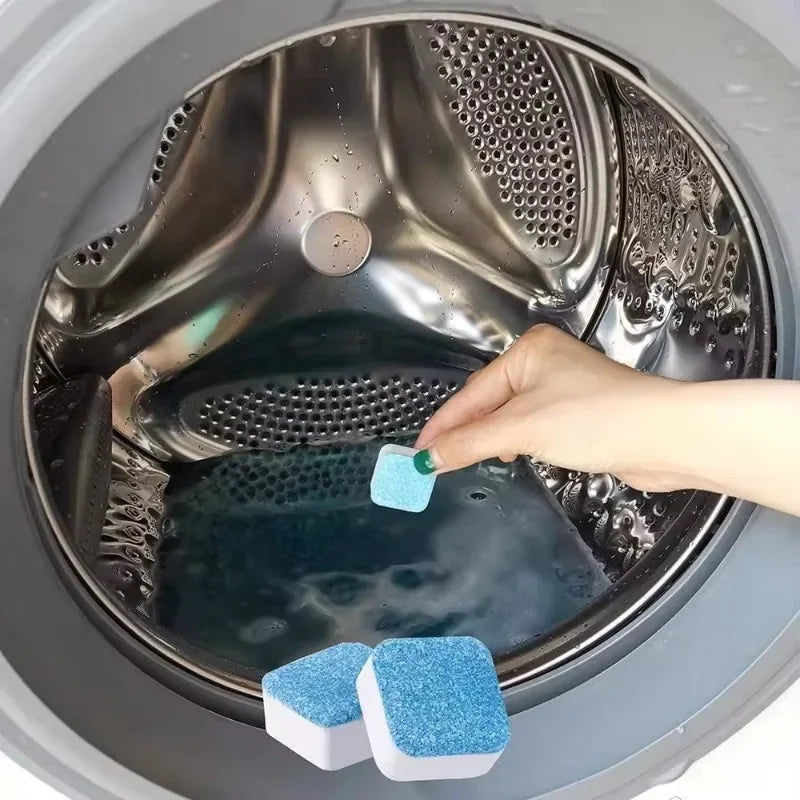 Detergent 4/8/12 PCS Household Cleaning Accessories Washing Machine Cleaning Tablets Effervescent Cleaning Tablets Cleaner For PawsnHeart