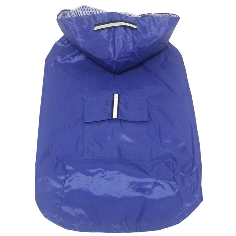 9 Sizes Dog Raincoat Small Medium Large Dogs Waterproof Hooded Jacket Rain Clothes with Reflective Stripe Outdoor Accessories PawsnHeart