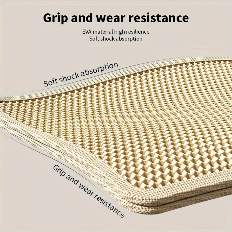 1Pc Large Size Cat Litter Mat-Advanced Honeycomb Double Layer Design,Urine Waterproof,Easy Cleaning,Scatter Control,Stay Clean PawsnHeart