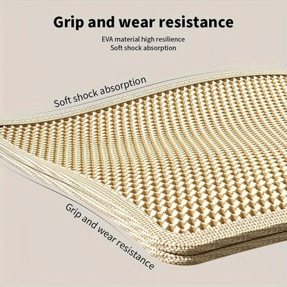 1Pc Large Size Cat Litter Mat-Advanced Honeycomb Double Layer Design,Urine Waterproof,Easy Cleaning,Scatter Control,Stay Clean PawsnHeart