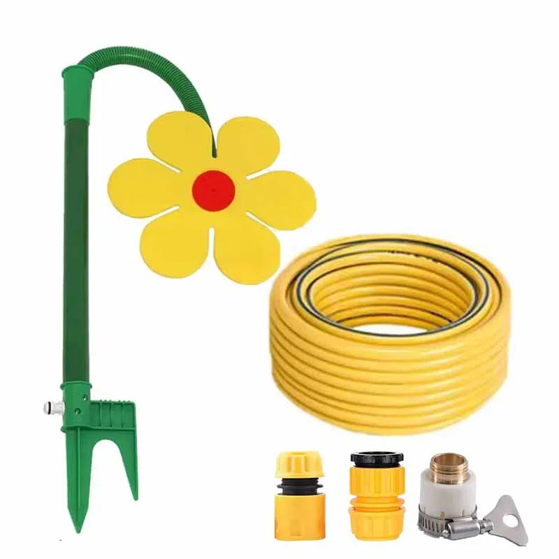 Garden Lawn Sprinkler Flower Shape razy Spin 720 Rotating Water Spray Yard Lawn Watering Irrigation Tool Garden Decoration PawsnHeart