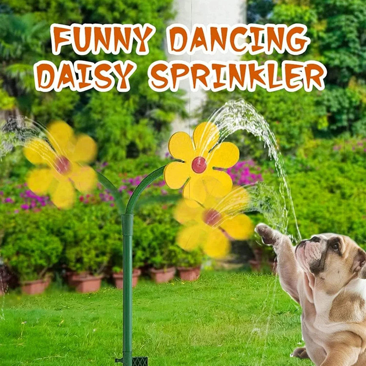 Garden Lawn Sprinkler Flower Shape razy Spin 720 Rotating Water Spray Yard Lawn Watering Irrigation Tool Garden Decoration PawsnHeart