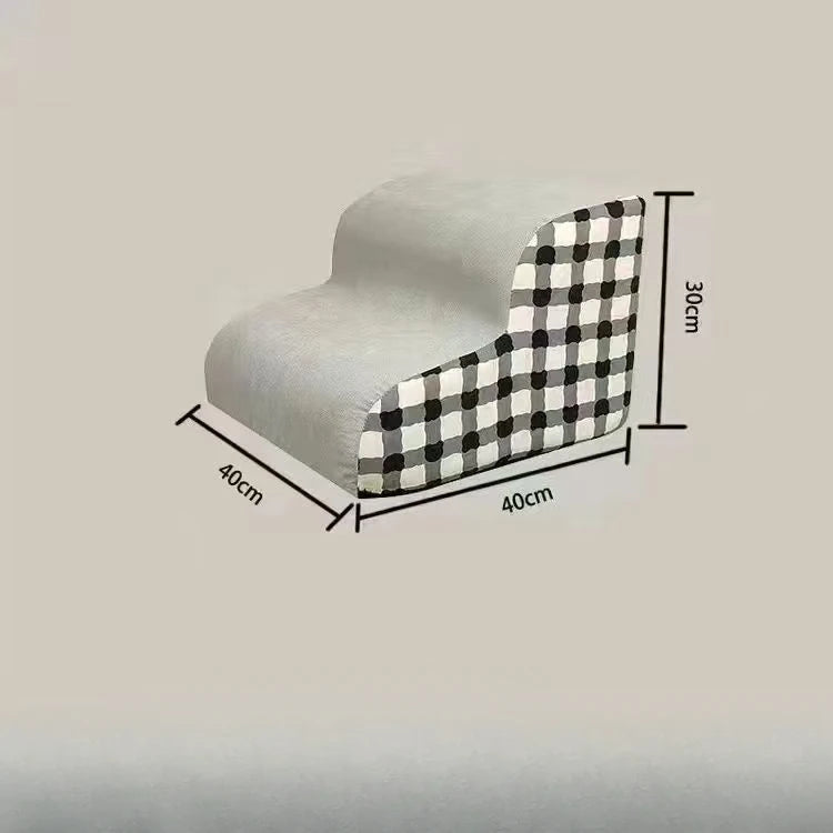 Pet 2/3 Steps High Density Foam Dog Secure Stairs Ramps Non-Slip Pet Steps for Older Dogs Pet with Joint Pain Sofa Bed Ladder PawsnHeart